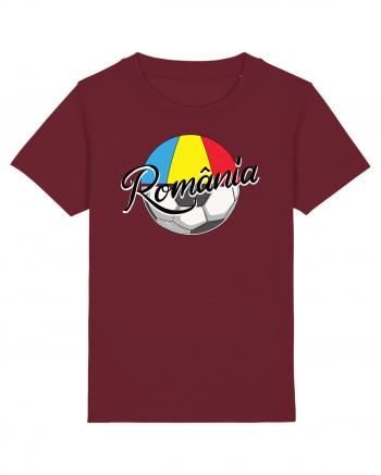 Suporter fotbal Romania v2 Burgundy