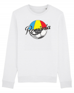 Suporter fotbal Romania v2 Bluză mânecă lungă Unisex Rise