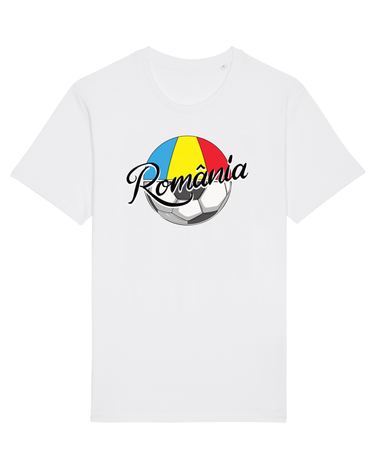 Tricou mânecă scurtă Unisex Rocker White