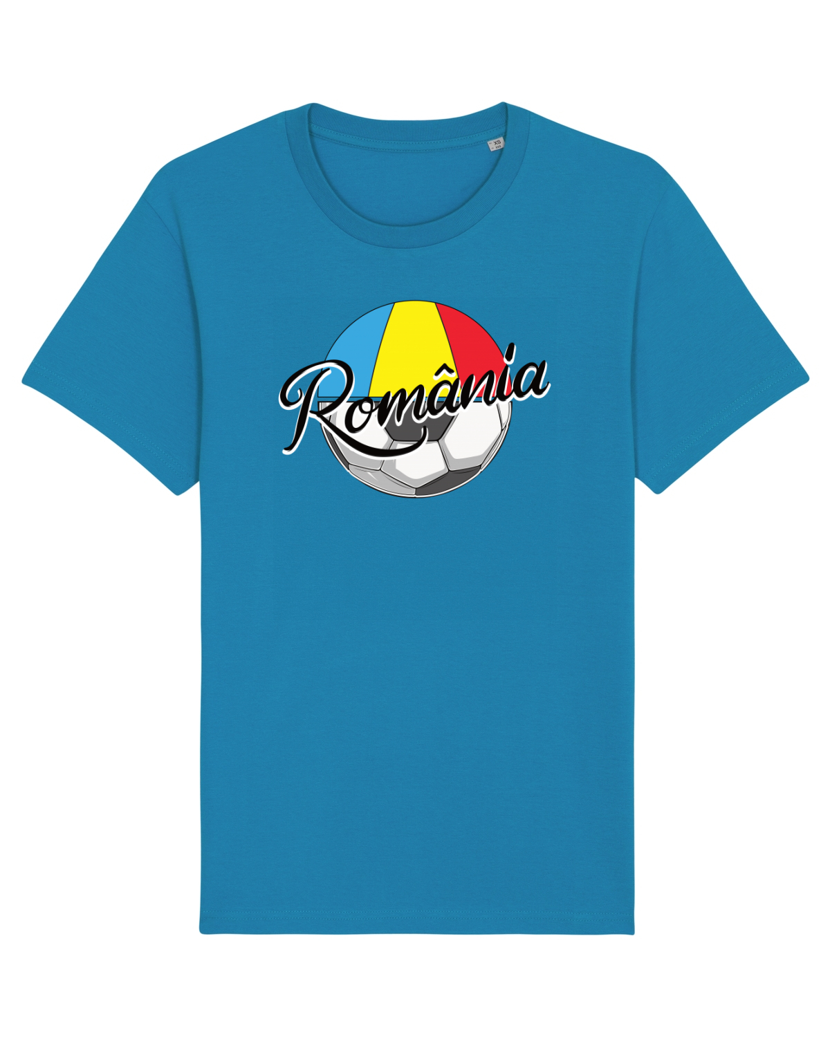 Tricou mânecă scurtă Unisex Rocker Azur