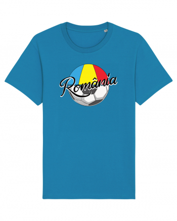 Suporter fotbal Romania v2 Azur