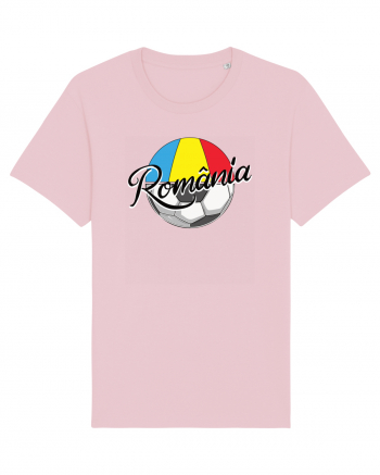 Suporter fotbal Romania v2 Cotton Pink