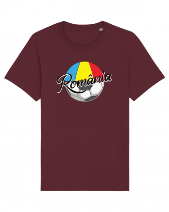 Suporter fotbal Romania v2 Burgundy