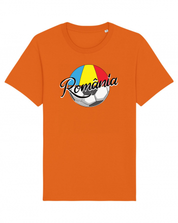 Suporter fotbal Romania v2 Bright Orange