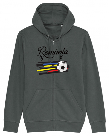 Suporter fotbal Romania v3 Anthracite