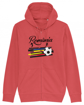 Suporter fotbal Romania v3 Carmine Red