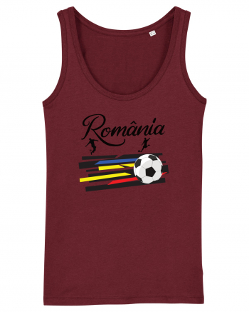 Suporter fotbal Romania v3 Burgundy