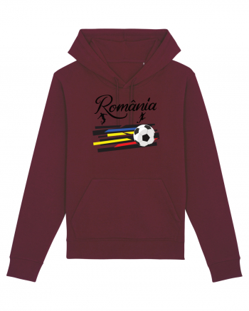 Suporter fotbal Romania v3 Burgundy