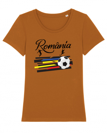 Suporter fotbal Romania v3 Roasted Orange