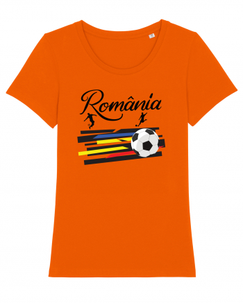 Suporter fotbal Romania v3 Bright Orange