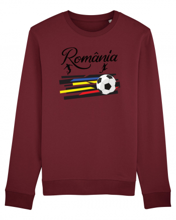 Suporter fotbal Romania v3 Burgundy