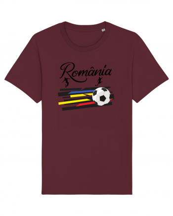 Suporter fotbal Romania v3 Burgundy