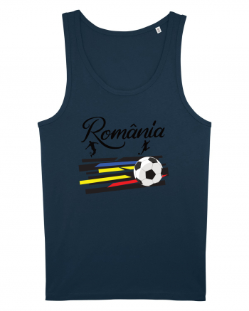 Suporter fotbal Romania v3 Navy