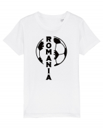 Suporter fotbal Romania v4 Tricou mânecă scurtă  Copii Mini Creator