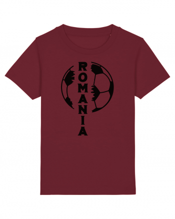 Suporter fotbal Romania v4 Burgundy