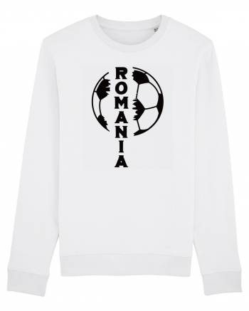 Suporter fotbal Romania v4 White