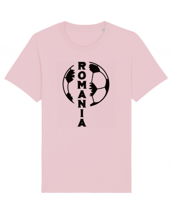 Suporter fotbal Romania v4 Cotton Pink