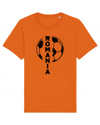 Suporter fotbal Romania v4 Bright Orange