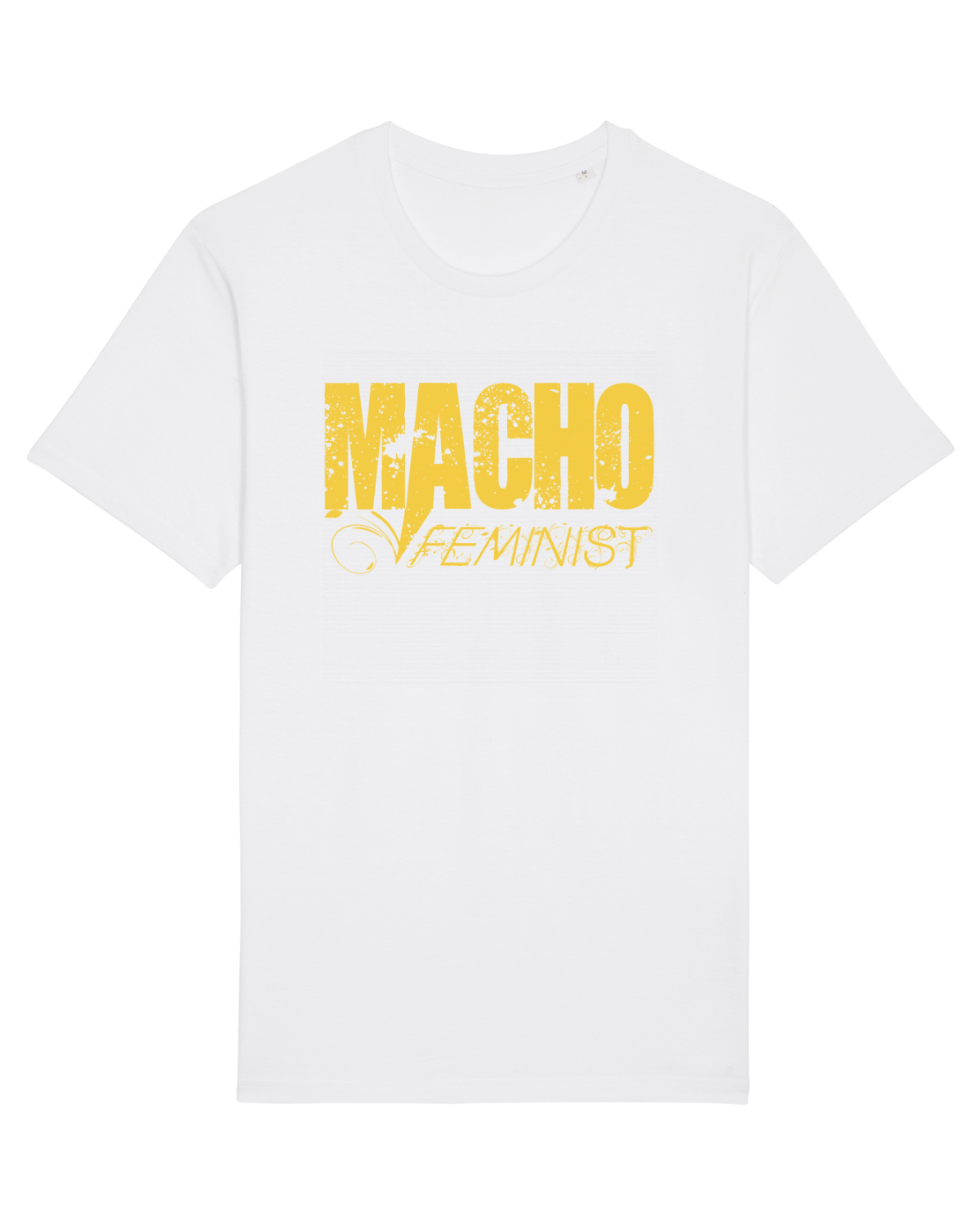 Tricou mânecă scurtă Unisex Rocker White