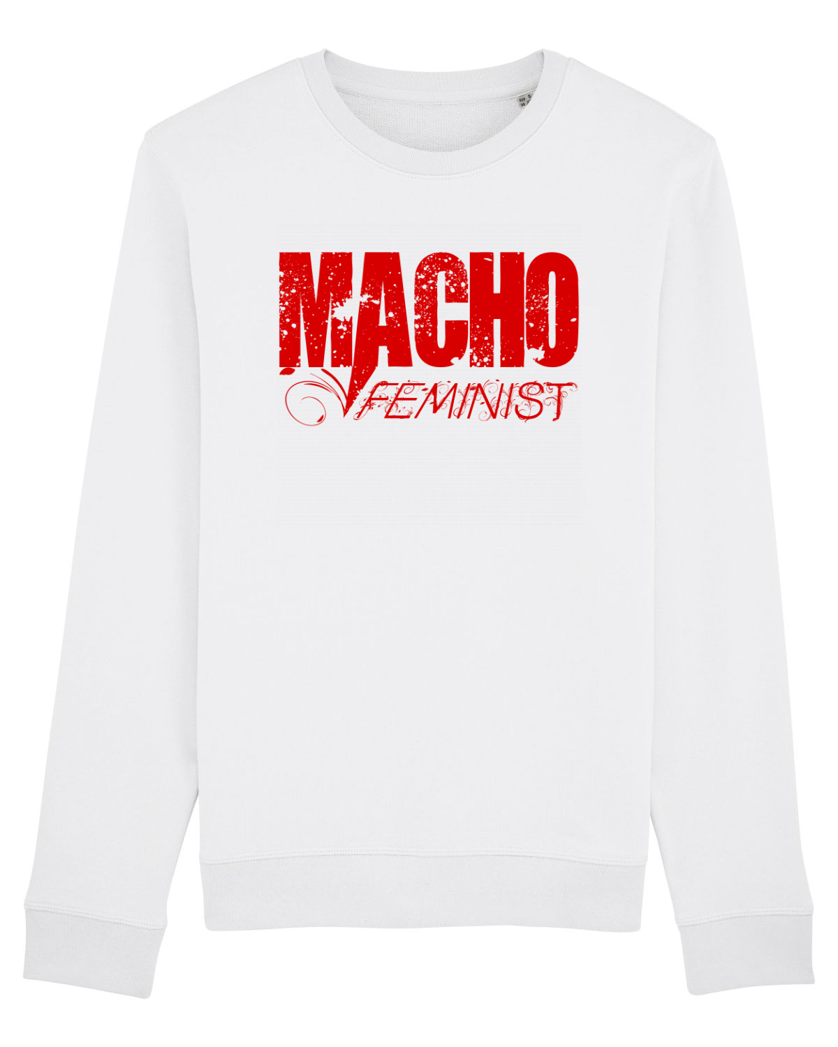 Bluză mânecă lungă Unisex Rise White