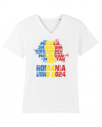 Suporter Romania - Echipa nationala Euro 2024 v1 White