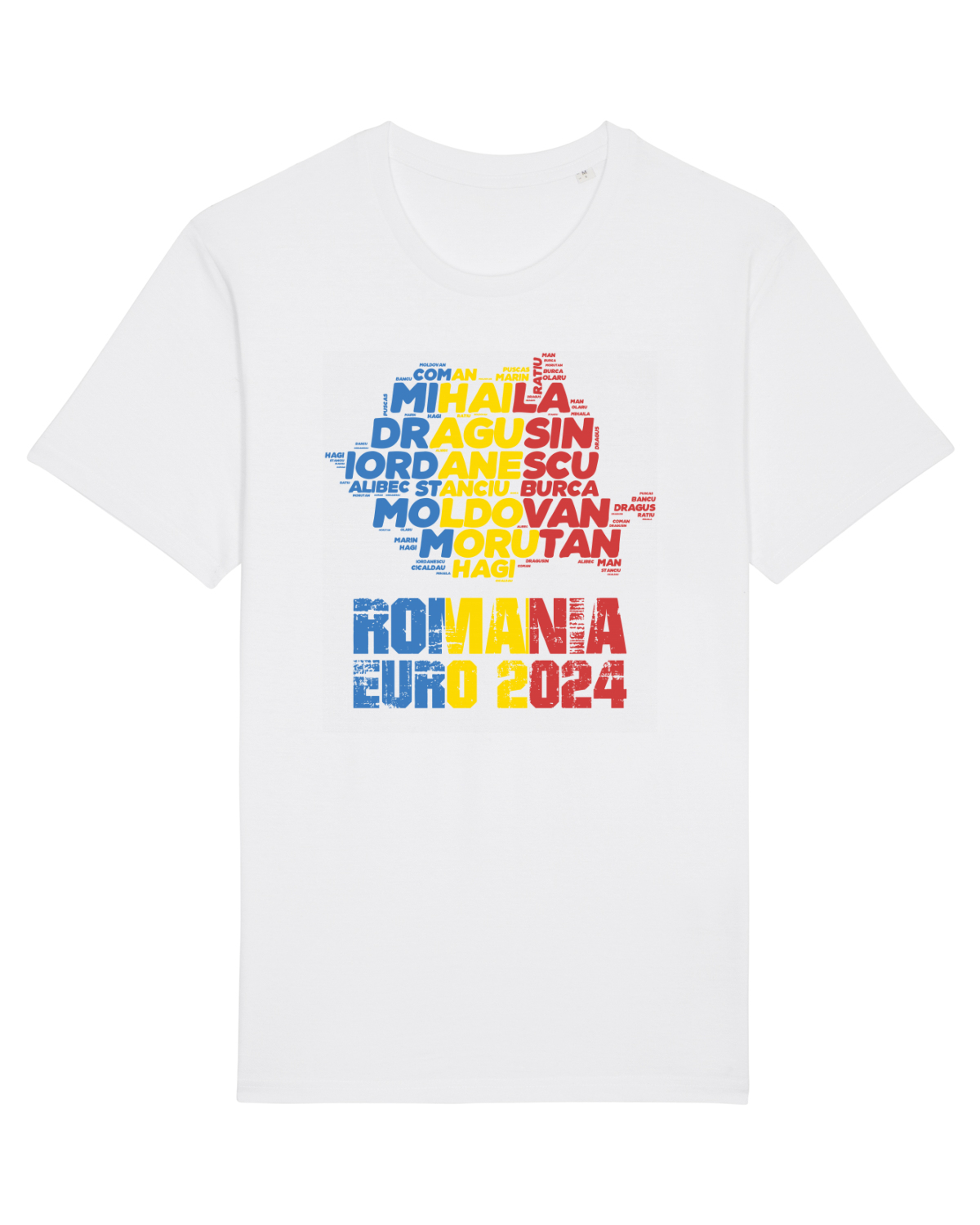 Tricou mânecă scurtă Unisex Rocker White