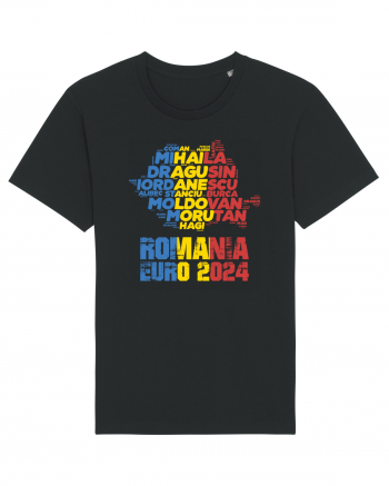 Suporter Romania - Echipa nationala Euro 2024 v1 Black