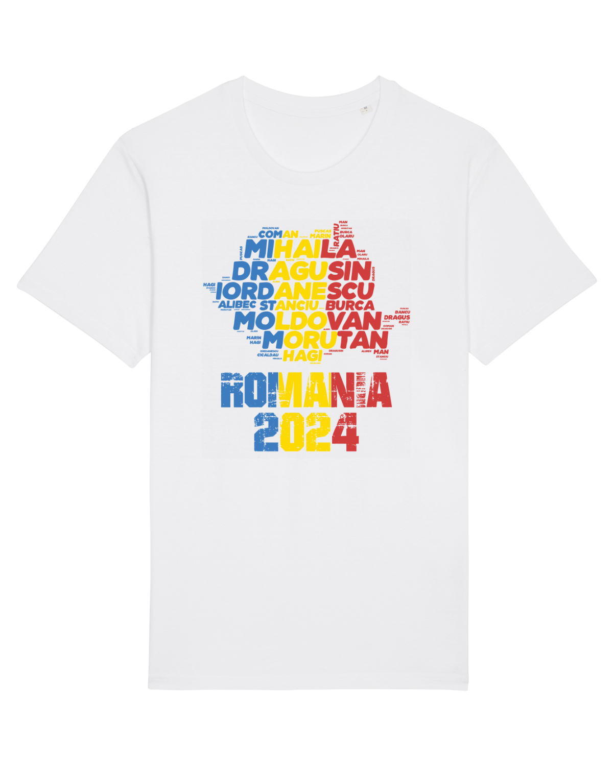 Tricou mânecă scurtă Unisex Rocker White