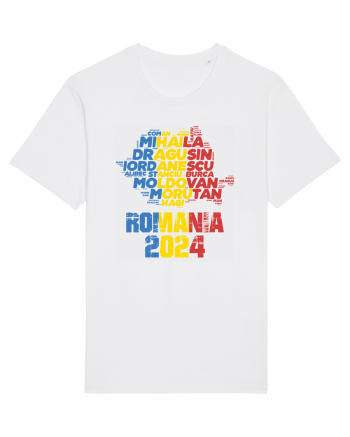 Suporter Romania - Echipa nationala Euro 2024 v2 White