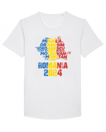 Suporter Romania - Echipa nationala Euro 2024 v2 White