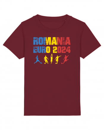 Suporter Romania - Echipa nationala Euro 2024 v5 Burgundy