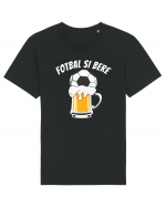 pentru suporteri - Fotbal si bere Tricou mânecă scurtă Unisex Rocker