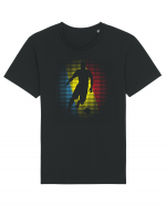 pentru suporteri - Jucator de fotbal Romania v6 Tricou mânecă scurtă Unisex Rocker