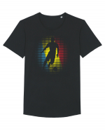 pentru suporteri - Jucator de fotbal Romania v6 Tricou mânecă scurtă guler larg Bărbat Skater