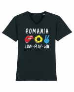 pentru suporteri - Love - play - win Tricou mânecă scurtă guler V Bărbat Presenter