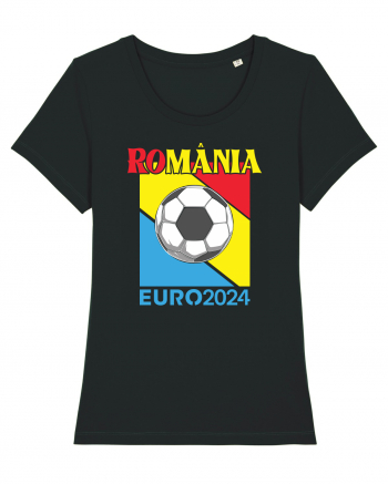 pentru suporteri - Romania Euro 2024 tricolor Black