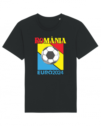 pentru suporteri - Romania Euro 2024 tricolor Black