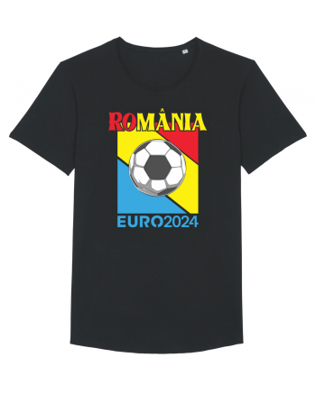 pentru suporteri - Romania Euro 2024 tricolor Black