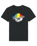 Suporter fotbal Romania v5 Tricou mânecă scurtă Unisex Rocker