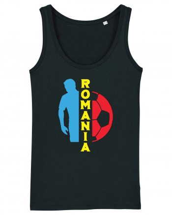 Suporter fotbal Romania v6 Black