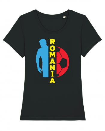 Suporter fotbal Romania v6 Black
