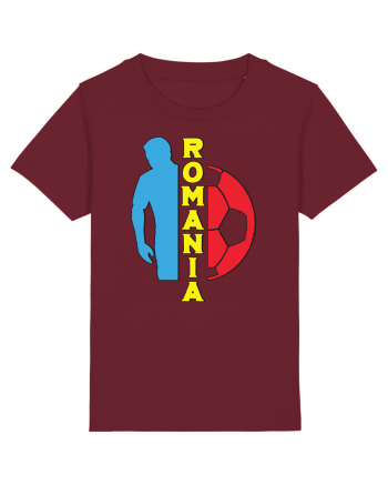 Suporter fotbal Romania v6 Burgundy