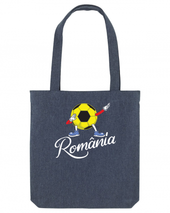 Suporter Romania - Mascota de fotbal - Dabbing football Midnight Blue