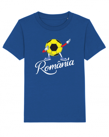 Suporter Romania - Mascota de fotbal - Dabbing football Majorelle Blue