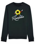 Suporter Romania - Mascota de fotbal - Dabbing football Bluză mânecă lungă Unisex Rise