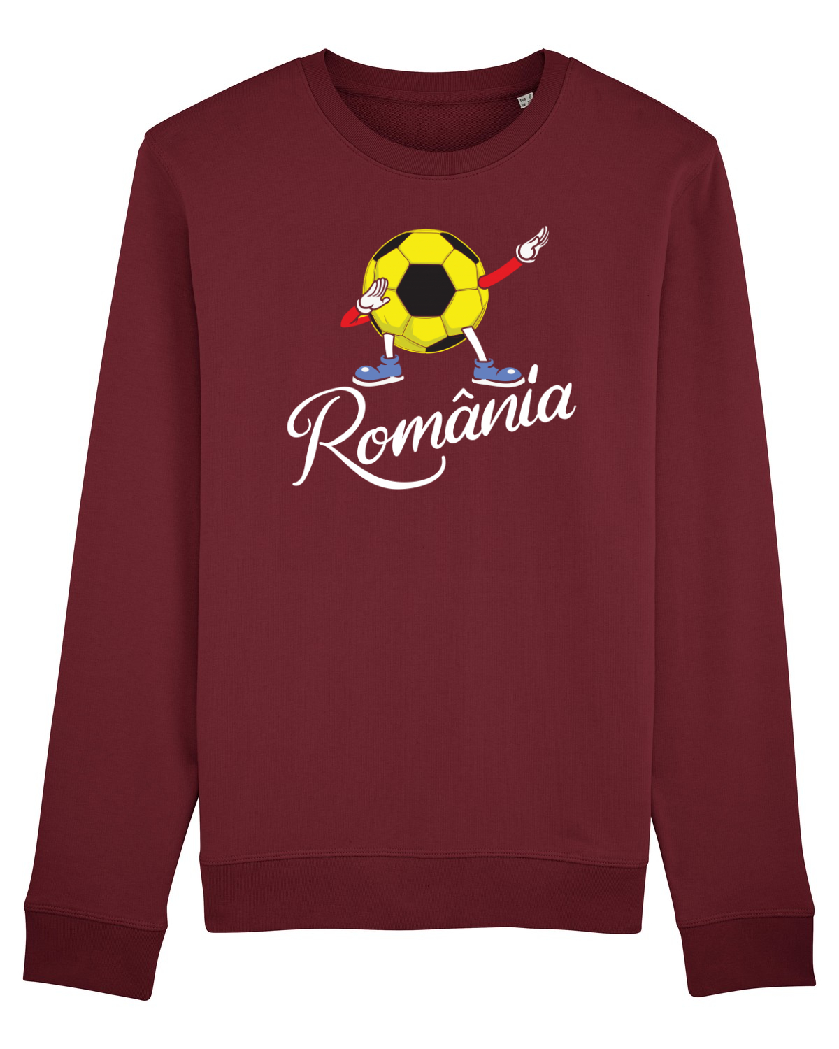 Bluză mânecă lungă Unisex Rise Burgundy