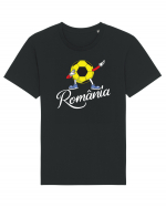 Suporter Romania - Mascota de fotbal - Dabbing football Tricou mânecă scurtă Unisex Rocker