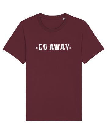 GO AWAY  Burgundy