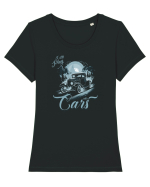 I STILL PLAY WITH CARS - Inca ma joc cu masinile 2 Tricou mânecă scurtă guler larg fitted Damă Expresser