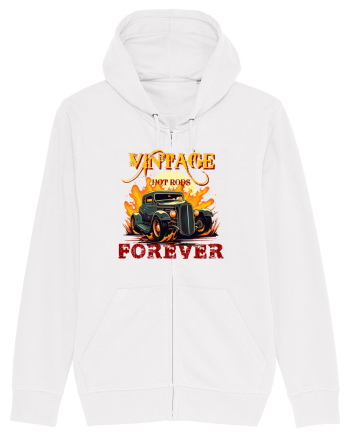 VINTAGE HOT RODS FOREVER White